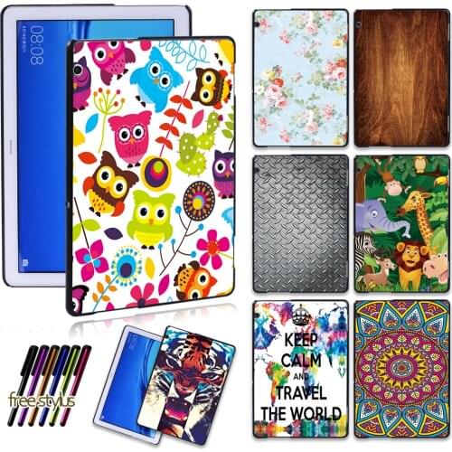 Tablet Case For Huawei MediaPad T3 10 9.6 -Tablet Lightweight soft shell plastic Smart Cover Case