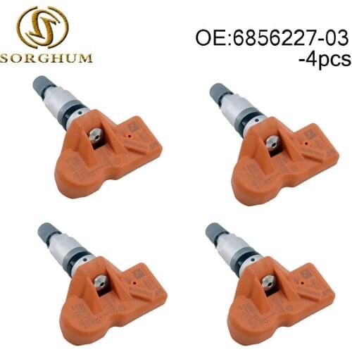 4pcs TPMS Pressure Sensors 6856227-03 Fits For BMW