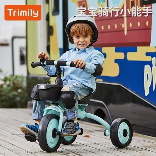Childrens tricycles 2-6 years old large baby car portable toy bicycle
