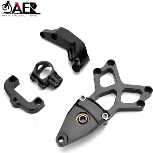 JAER Motorcycles Aluminum Steering Stabilize Damper damping Bracket Mount Kit For Honda CBR1000 2008-2014