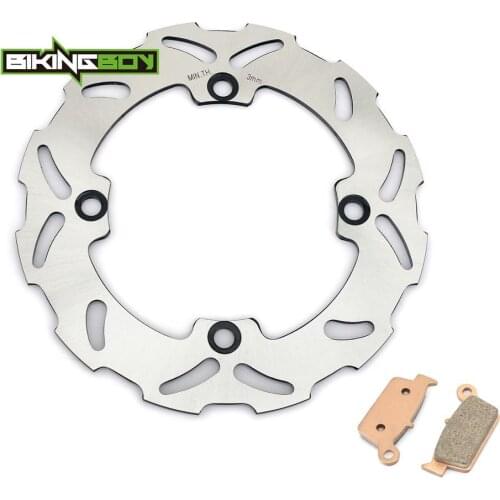 BIKINGBOY For Honda CR 125 R 89-97 CR250R 89 90 91 92 93 94 95 96 CR 500 R 88-01 98 99 00 Rear Brake Disc Disk Rotor + Pads Set