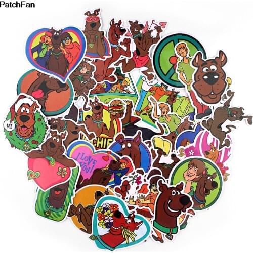 A3663 Patchfan 35pcs Cartoon Pvc Waterproof Sticker For scrapbooking Luggage Skateboard Phone Laptop Moto Bicycle Guitar