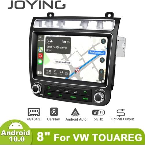 8 inch Head unit Android 10 Auto Car Radio Cassette Stereo Multimedia Carplay Cassette Tape Recorder For Volkswagen VW Touareg