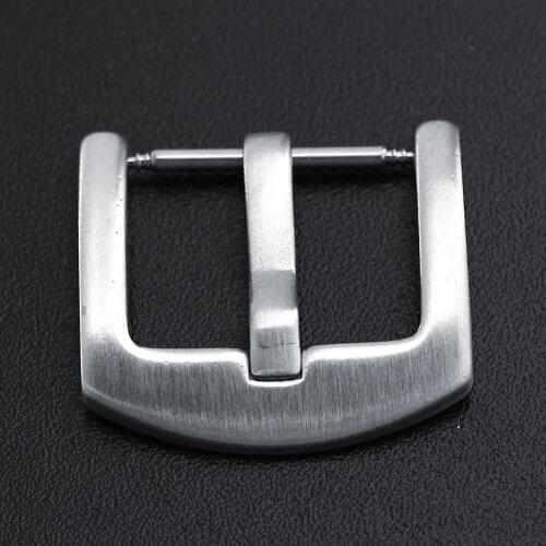 5pcs/set Stainless Steel Polished Brushed Watchband Strap Clasp Buckles Watch Buckle Metal Accessories 18mm 20mm 22mm 24mm 26mm