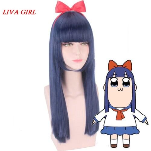 POP TEAM EPIC Pipimi Cosplay Wig Halloween Carnival Party Wig Costume Props