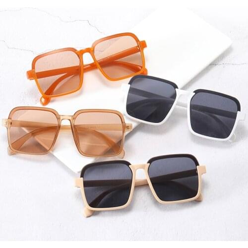 Factory Direct Sales Semi-Rimeless Big Square Sunglasses Women for Summer Fashion Outdoor Driving Travel Eyewear Uv400 Glasses