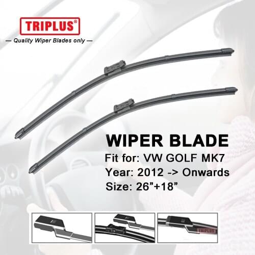 Wiper Blade for VW GOLF MK7 (2012-Onwards) 1set 26"+18"