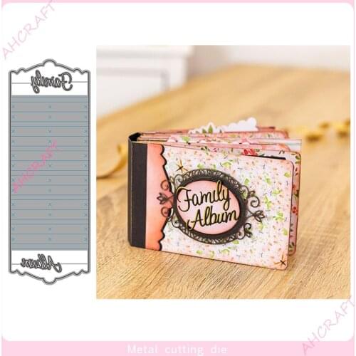 Page Paste set Metal Cutting Dies for DIY Scrapbooking Photo Album Decorative Embossing Paper Card Crafts Die 2021