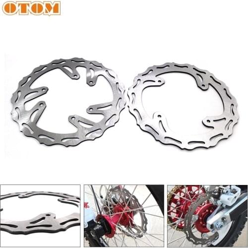 OTOM Motorcycle Brake Disc High-Carbon Chromium Steel Front And Rear 240mm Brake Flange For HONDA CRF250R/250X CRF 450R/450X