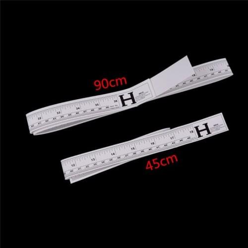 45/90cm Vinyl Metric Measure Soft Ruler Tape DIY Self Adhesive Measuring Tape Ruler Sticker Home Sewing Tool Accessories