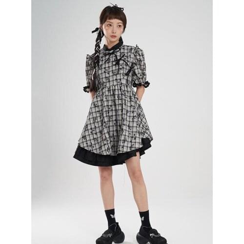 Модные платья в клетку WJGDDCMR China At AliExpress