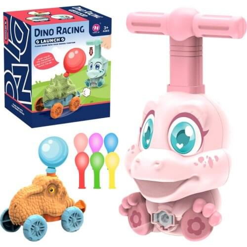 2020 Power Balloon Launch Tower Toy Puzzle Fun Education Inertia Air Power Balloon Car Science Experimen Toy For Children Gift