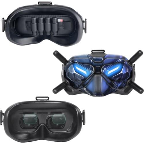 For Dji FPV Glasses Accessories Kit Antenna Storage Bag Protective Cover & Stickers & Tempered Glass Films FPV glasses V2 Spare