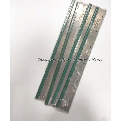 5PCS 69.010.180 Wash Up Blade Length 565mm 6 Holes For GTO52 Machine With UV Ink