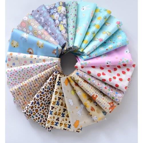 50cm * 160cm / piece, Cartoon Printed Cotton Cloth,Pajamas,Childrens Clothing,Bedding,Curtain Fabric, DIY Handmade Materials