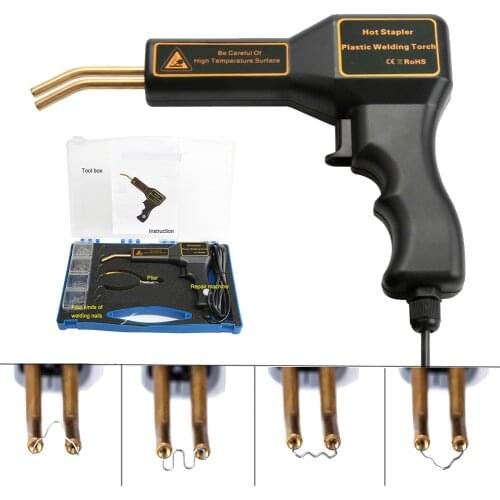 50W Plastics Welding Machine Plastics Welder Garage Tools Hot Staplers Machine Staple PVC Repairing Machine Stapler Welding Tool