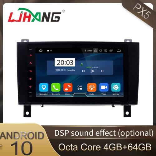 LJHANG Car Radio Multimedia Player Android 10 for Mercedes Benz SLK class R171 SLK200 SLK280 SLK300 2000-2011 GPS Navigation DSP