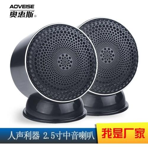 Car audio speaker center external home surround front and rear dual speakers 2.5 inch midrange speaker modification