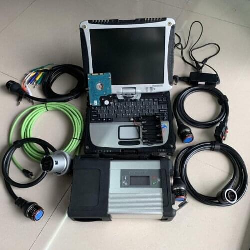 Car diagnostic tool 2020.12V Software 320G HDD in laptop CF19 CF-19 I5 COM/USB + professional Auto Scanner MB STAR C5 Dignosis