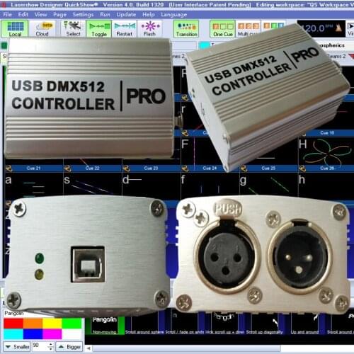 Free Shipping Ishow3.0 and Pangolin Quickshow Laser Software for professional Laser Stage Lighting DJ Effect Projector