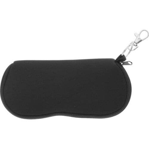 Large Soft Zipper Eyewear Glasses Cover Sunglasses Case Storage Box Portable