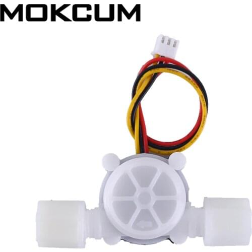 DC 5V 12V 1/4inch G1/4 Water Flow Hall Sensor Switch Flowmeter Hall Sensor Counter 0.8MPa 6L/min