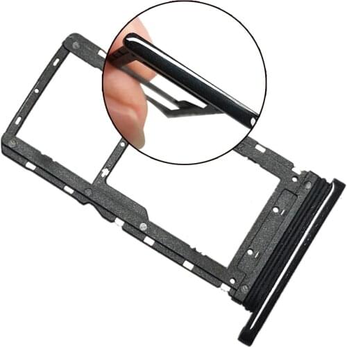 For Motorola Moto G8 Play Single / Dual Sim Card Holder Tray Black / Blue