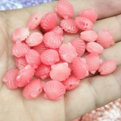 20pcs clay beads seashell shape size 10x13mm more colors available diy jewelry findings and accessories matching beads
