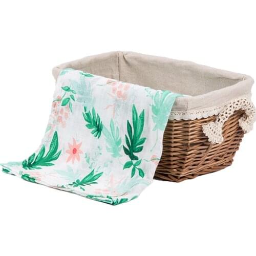 Happyflute Baby Wrap Organic Bamboo Cotton 120X120cm Photo Backgroup Animal Blankets Newborn Muslin Swaddle Baby Blanket