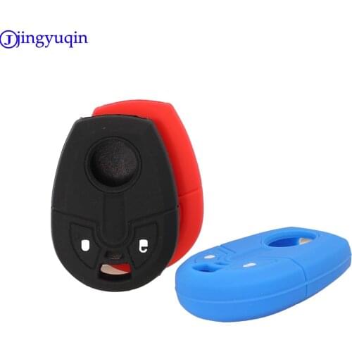 Jingyuqin 2B Remote Car Key Silicone Cover Case For Fiat Positron Holder Skin Procted