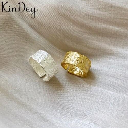 Boho Summer Beach Vacation Irregular Geometric Open Rings for Women Adjustable Finger Ring Charm Jewellery Wholesale Gifts