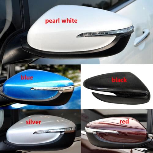 For Kia Forte K3 2013 2014 2015 2016 2017 2018 Outside Rearview Mirror Cover Wing Door Side Mirror Shell Cap Housing