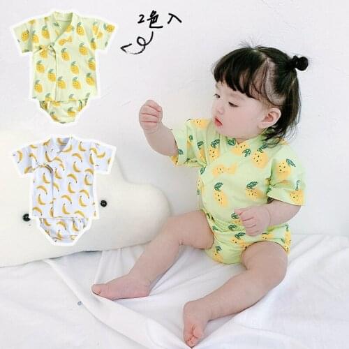 Summer Newborn Baby Girls Boys Clothes Cotton Korean Short Sleeve Top +Shorts Toddler Infant Pajamas Outfit Set