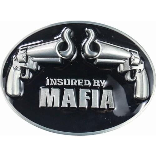 Fashion Luxury Mafia Belt Buckles for Mens Buckle Handmade Belt Accessories DIY Western Cowboy Rock Style Fit for 3.8cm Belts