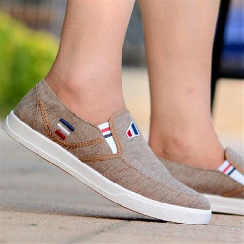 Summer new mens shoes breathable casual mens low-top shoes mens canvas shoes