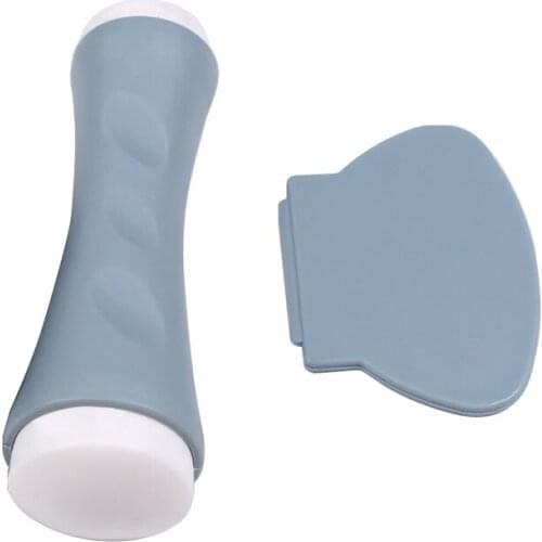 New Double Side XL Stamper Nail Art Big Large Stamper With Plastic Scraper For XL larger Stamping Plate