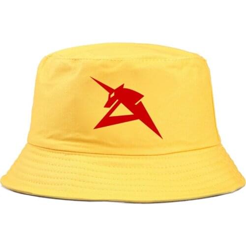 GUNDAM Printing Bucket Hat Spring Summer Outdoor Sun Hat for Men and Women Hemp Leaf hat