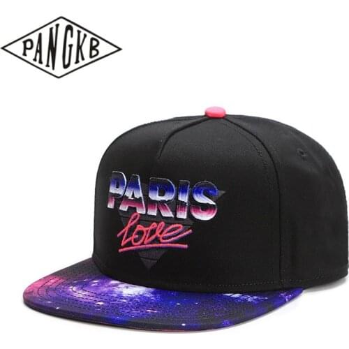 PANGKB Brand Paris Love Cap hip hop snapback hat Autumn for men women adult outdoor casual sun baseball cap bone