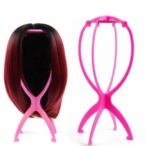 Wig Display Stand Storage Holder Mannequin Dummy Head Hat Cap Hair Holder Folding Stable Tool Home Stores Wig Storage Holders