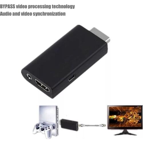 Portable For PS2 To HDMI-compatible Audio Video Converter Adapter AV HDMI-compatible Cable For PlayStation 2 Plug
