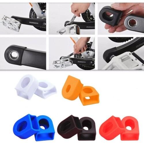 1 Pair Crank Protector Wearproof Fine Workmanship Bike Accessory Tear Resistance Chain Ring Guard for Crank sram
