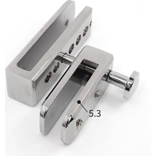 Frameless shower room sliding door Lock/bolt/Doorstop,for glass thick 10mm,or Screen partition door,Glass hardware