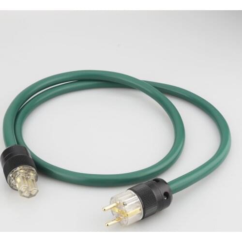 P107 AC Schuko Power Cable with C13 IEC Power cord hifi AMP/CD Mains Schuko Power Cable HIFI Power Cable Audiophile