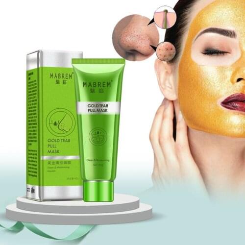 Blackhead Remover Peel Off Facial Deep Cleansing Mask Tear-off Moisturizing Mask for Face Nose Blackhead Pores 40g Face Care