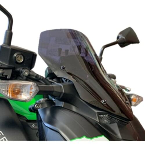 Motorcycle windshield Windscreen For off-road adventure bracket set Smoke Black Green Orange For Kawasaki Z900 Z 900 Z-900