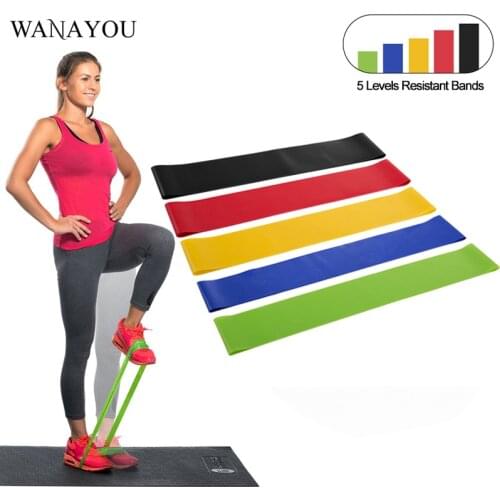WANAYOU Fitness Resistance Bands,Training Rubber Pull Rope Strength Exercise Equipments,Sports Yoga Workout Elastic Latex Bands