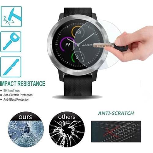 Tempered Glass For Garmin Vivoactive 3 Vivomove HR Premium Film For Approach S40 S60 Anti-Scratch Screen Protector Cover