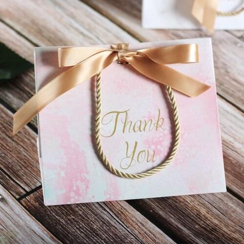 10pcs Creative European Style Marble Gift Bag Wedding Gives for Guests Candy Bags Shopping Gift Cosmetic Packaging Bag Customize