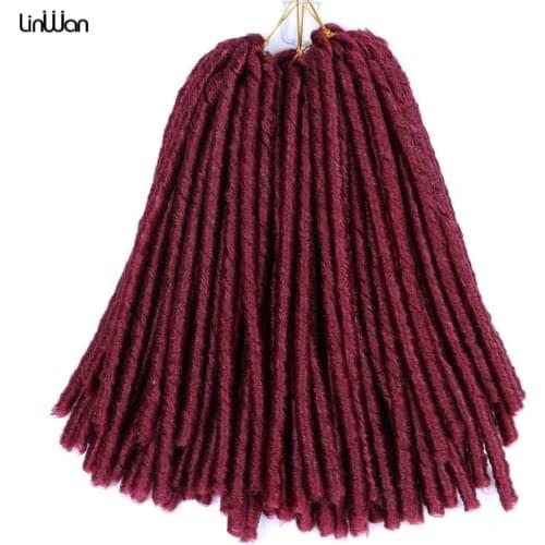 14inch Crochet Locs African Braided Hair Synthetic Braids Ombre Braiding Hair Extension Color Dreadlocks For Women American