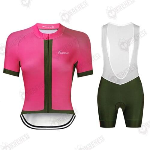 2021 Frenesi Cycling Jersey Women Bicycle Clothes Ribble Weldtite Bike Sport Team Mtb Kit Maillot Ciclismo Ropa Custom Set
